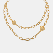 The Maelie Heart Layered Necklace - thumb 1