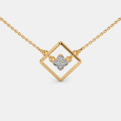 The Little Bud Pendant Necklace - thumb 4