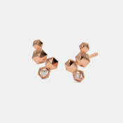 The Ruri Multi Pierced Stud Earrings - thumb 1