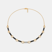 The Sable Black Collar Necklace - thumb 3