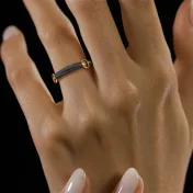 The Zwart Black Slider Ring - thumb 3