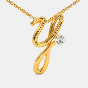 The Cursive Y Necklace - thumb 5