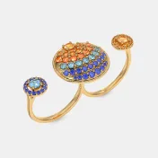 The Whirling Stardust Multi Finger Ring - thumb 1