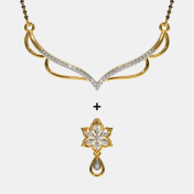 The Anaka Convertible Mangalsutra Pendant - thumb 4