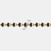 The Microbead Mangalsutra Single Line Open Chain With Lock - thumb 3