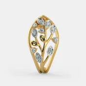 The Wisdom Leaves J Hoop Earrings - thumb 7