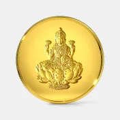 10 gram 24 KT Lakshmi Gold Coin - thumb 1