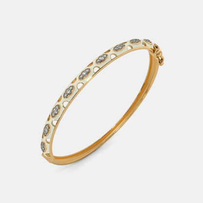 Yin  Yang Gold Oval Bracelet