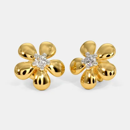 The Rosemary Stud Earrings | BlueStone.com