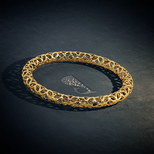 Gold bangles bluestone Clearance