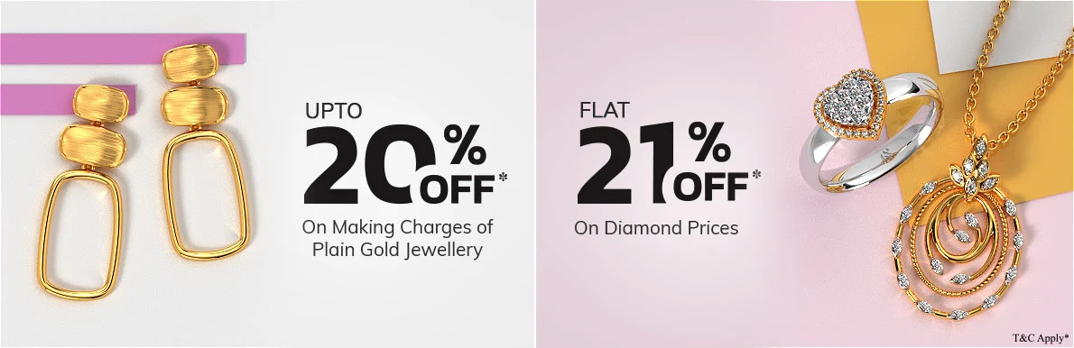 Flat 21% Off on Diamond Prices & More Offers